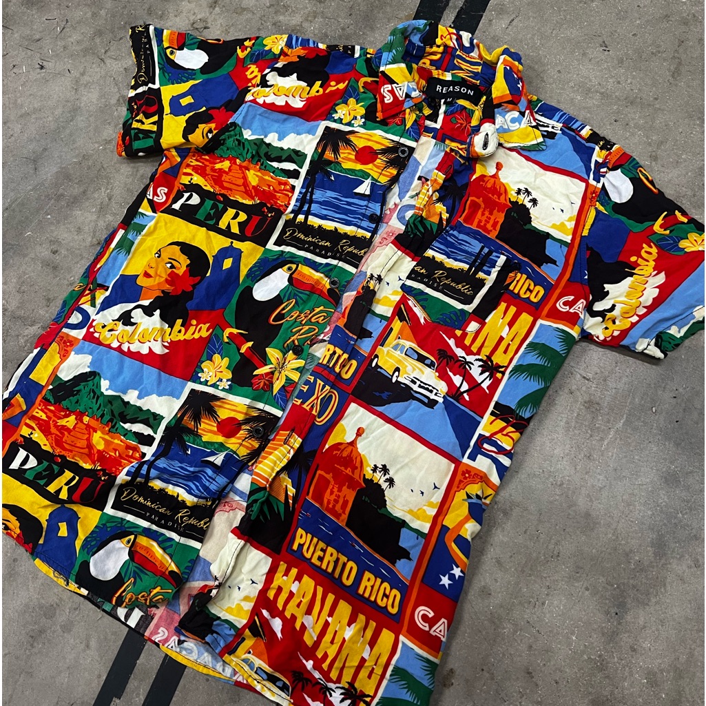 Tropical Button Up